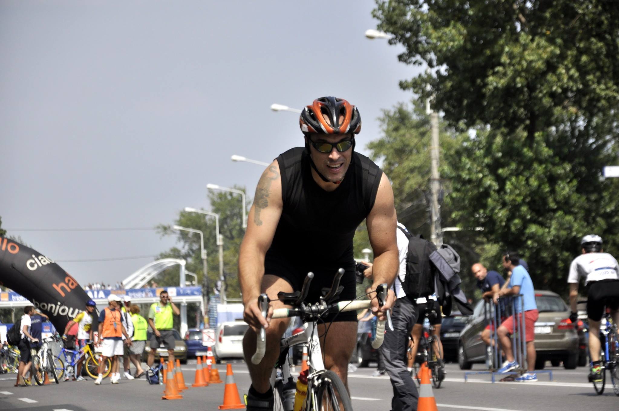Triathlon Challenge Mamaia 2014 - proba de ciclism Emilian Nedelcu