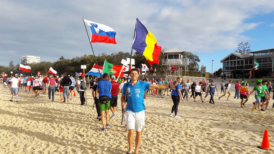 Mihai Vigariu - tricolor Romania Ironman 70.3 Australia