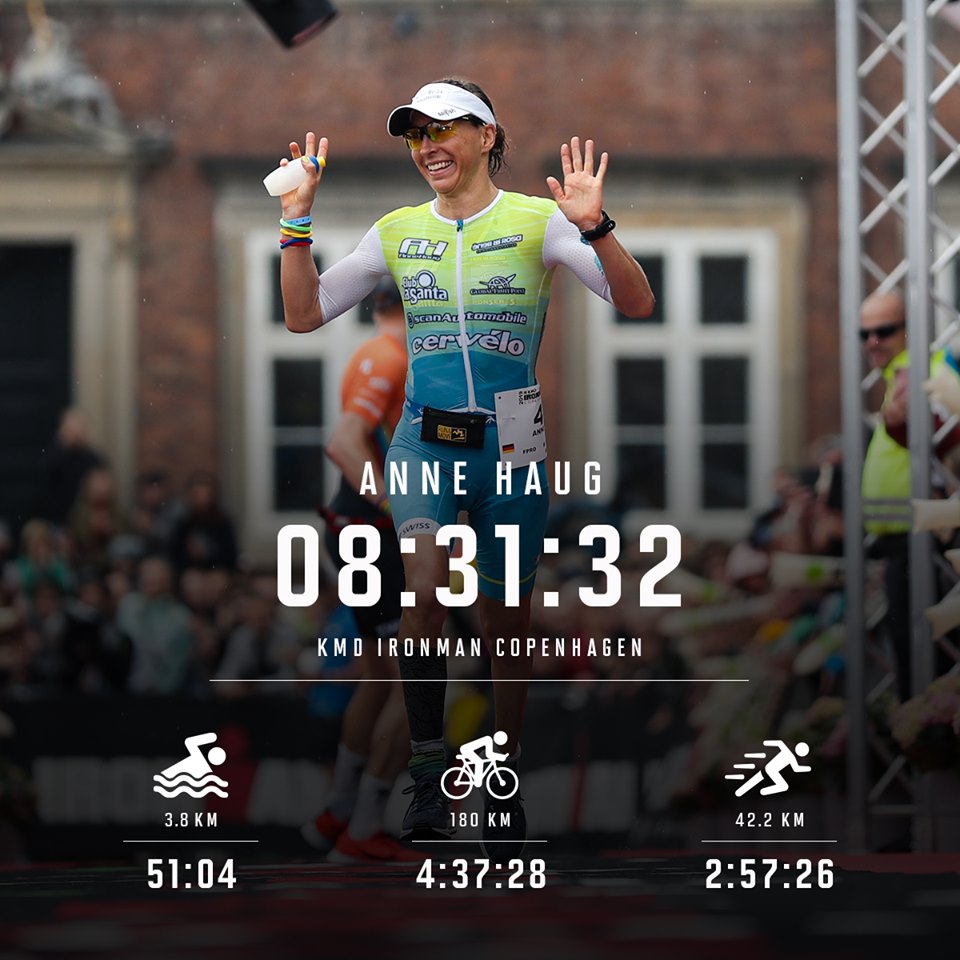 Anne Haug - castiga Ironman Copenhaga 2019