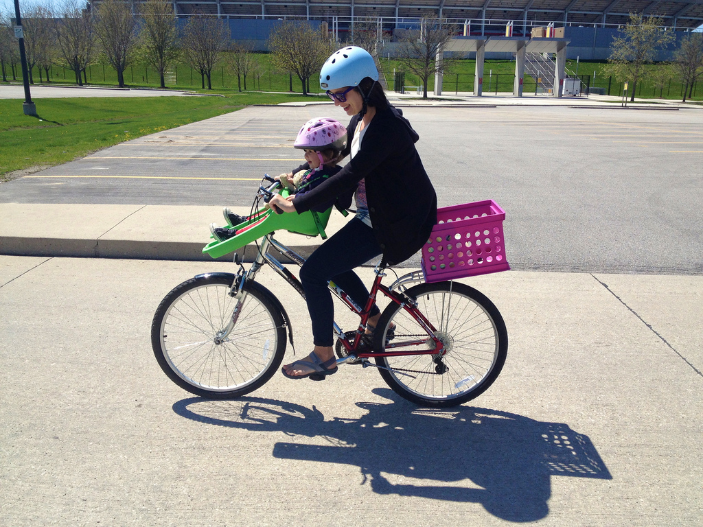 Scaun de bicicletă pentru copii - ghidon