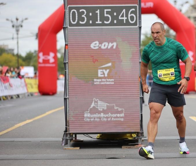Emilian Nedelcu, Maratonul Bucuresti 2025, finish