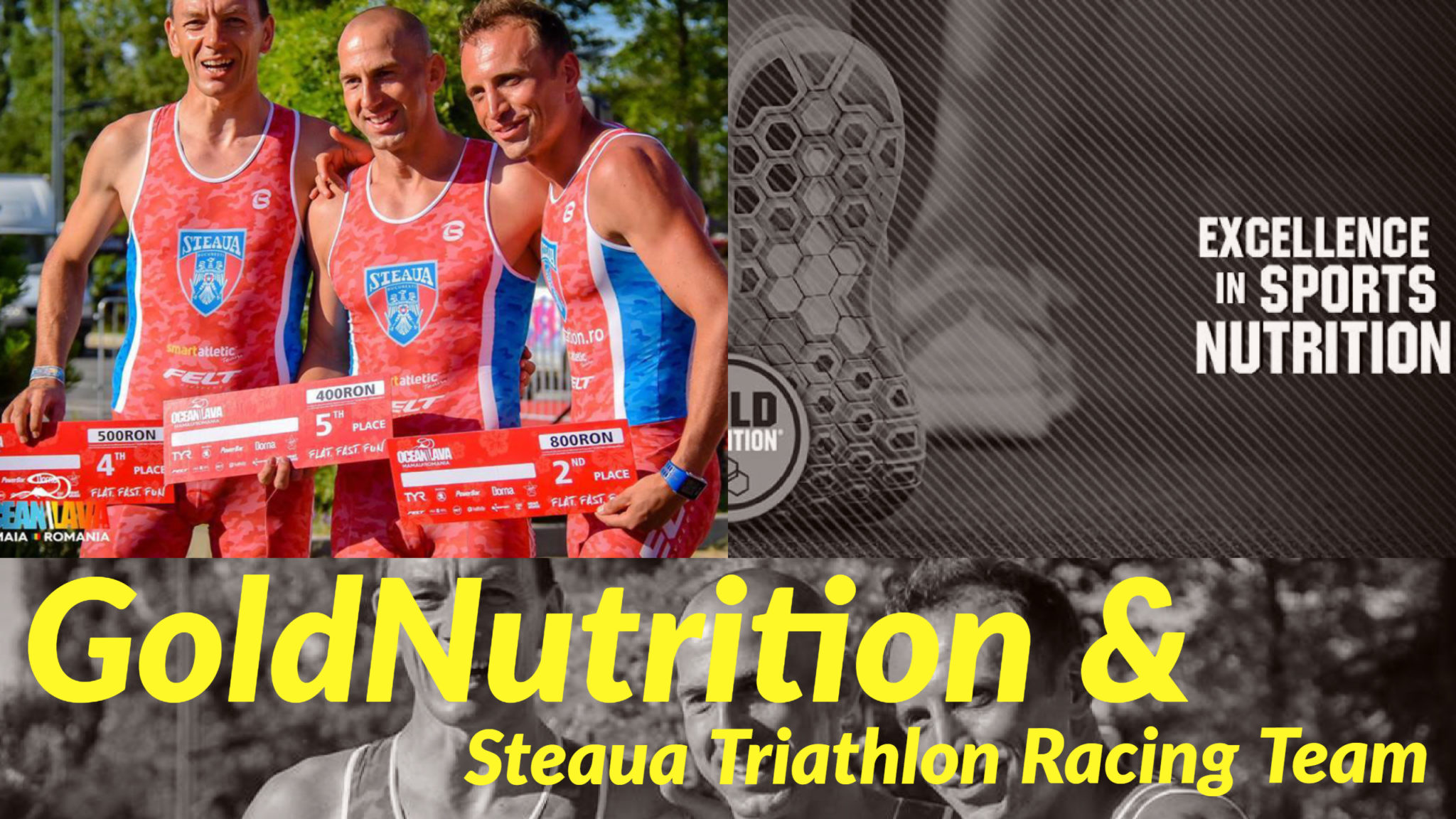 GoldNutrition sponsor Steaua Triathlon Racing Team