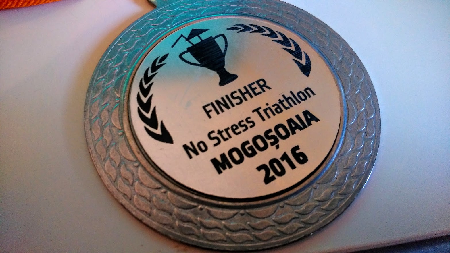 Medalie No Stress Triathlon Mogosoaia 2016